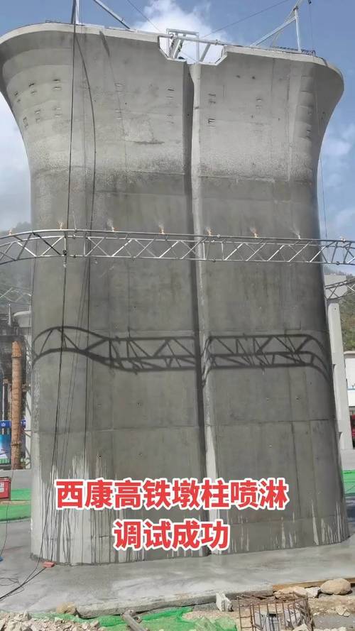 高鐵墩柱“沐浴師” 自動噴淋養護裝置的硬核與溫情